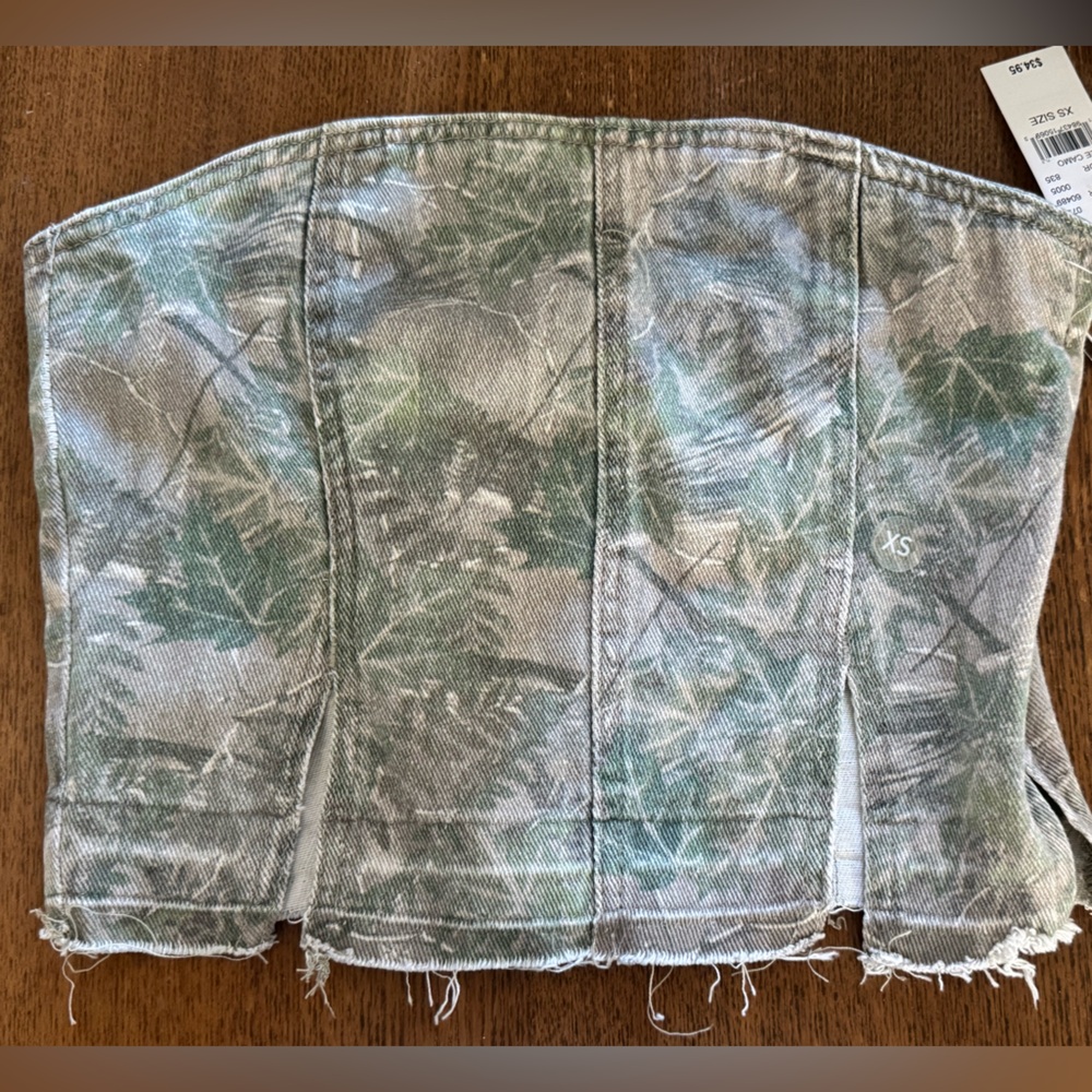 Camouflage Corset Top